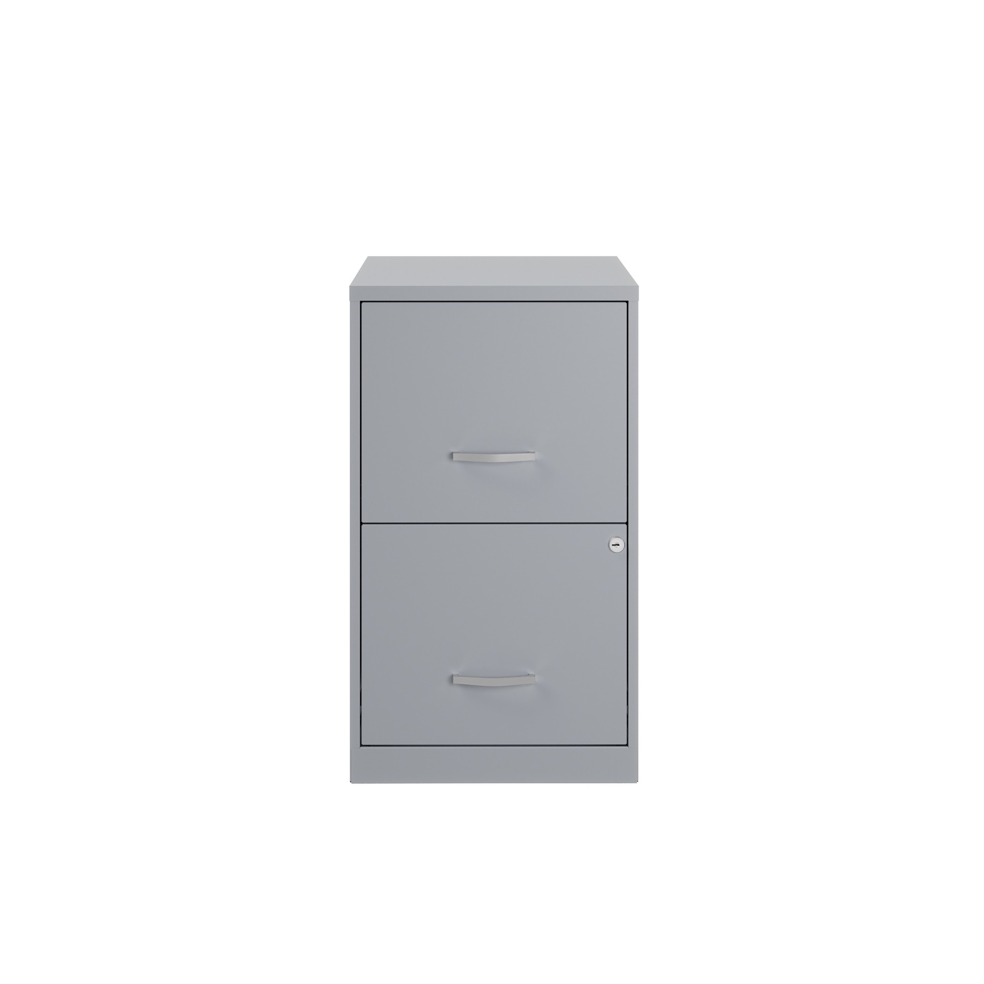Hirsh Industries, 2 Drawer Letter Width Vertical File Cabinet, Width 14.25 in, Depth 18 in, Height 24.5 in, Model# 25274
